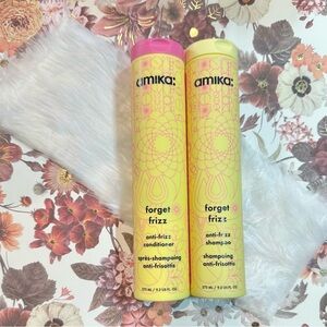 amika Forget Frizz Anti-Frizz Shampoo & Conditioner